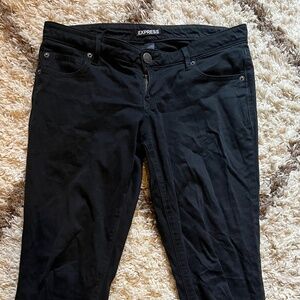 EXPRESS— Black Skinny Jeans — Size 4